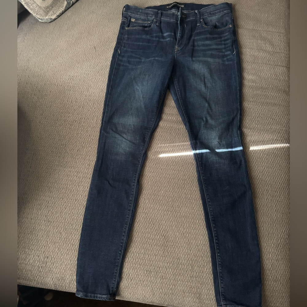 Express jeans legging mid rise size 12 regular